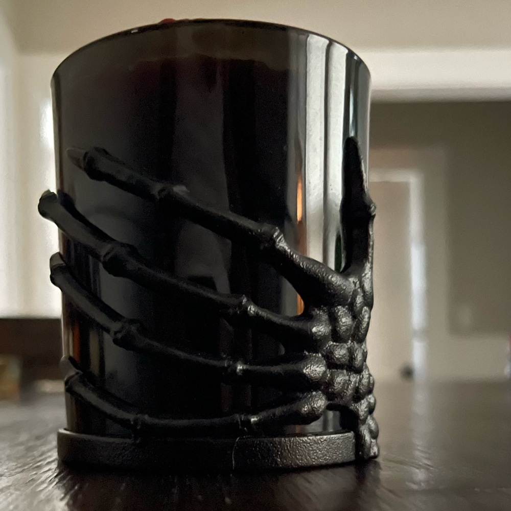 Skull Rose Candle
